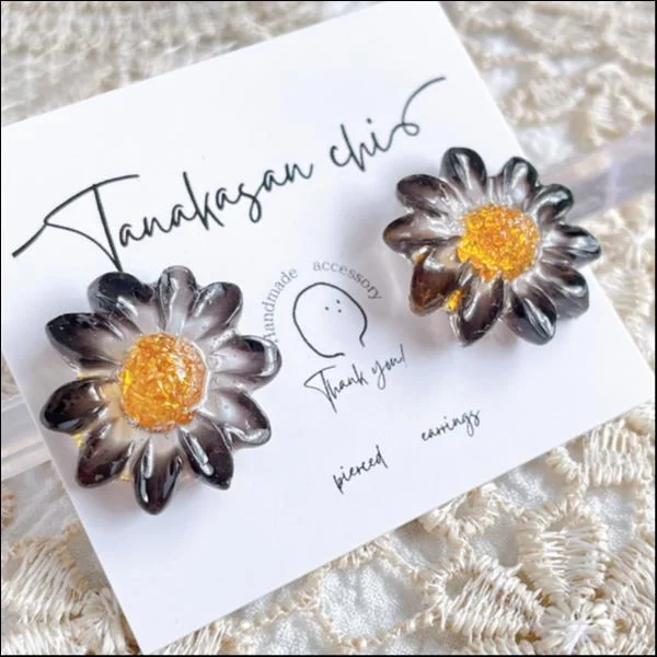 ハンドメイド♡レジンピアス