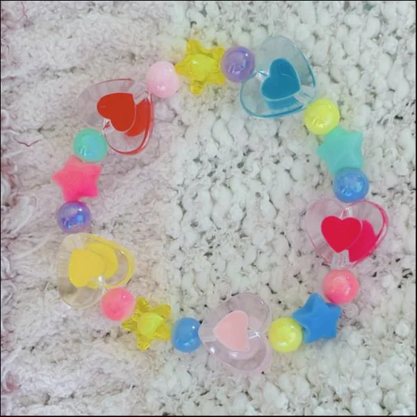 ゆめかわファンシーブレスレット☆【ハート】