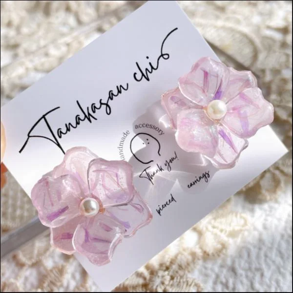 ハンドメイド♡レジンピアス
