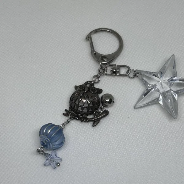 フクロウのキーホルダー<BLUE>