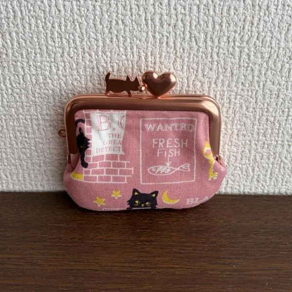 ぺったんこポーチ【猫展作品】