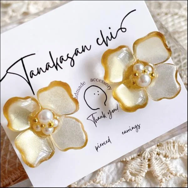 ハンドメイド♡レジンピアス
