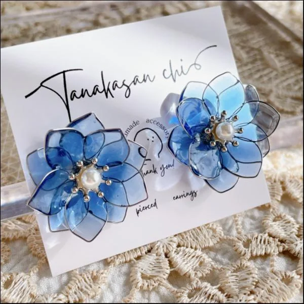 ハンドメイド♡レジンピアス