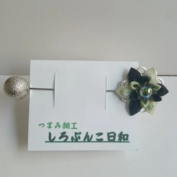 お花のシンプルヘアバトンA