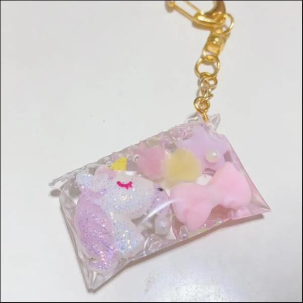 キャンディ風チャーム(ピンク)