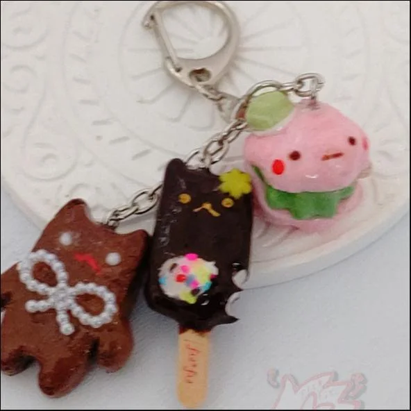 ねこクッキー&ねこアイス&桜シュー