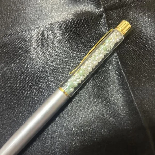 ボールペンシルバー✖️緑