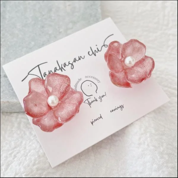 ハンドメイド♡レジンピアス