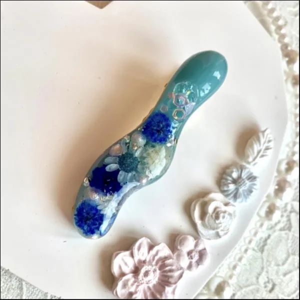 うねうねクリップ(ブルー)