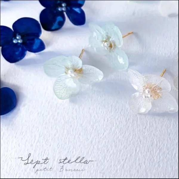 紫陽花-vier-ピアス