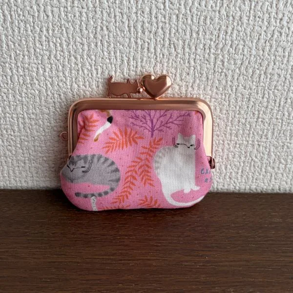 ぺったんこポーチ【猫展作品】