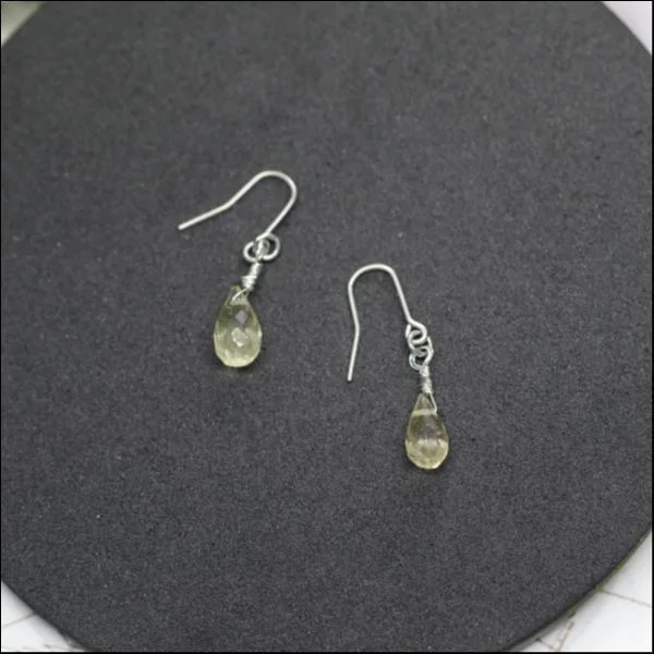 レモンクォーツピアス