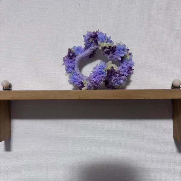 シュシュ　ムラサキ