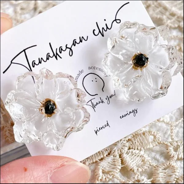 ハンドメイド♡レジンピアス