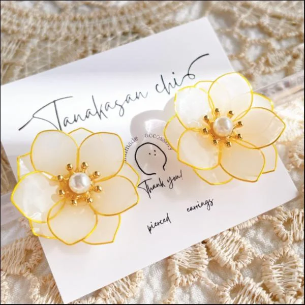 ハンドメイド♡レジンピアス