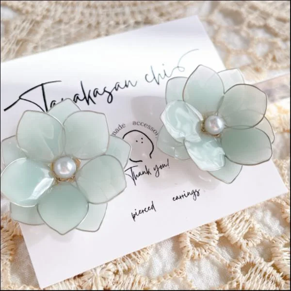 ハンドメイド♡レジンピアス