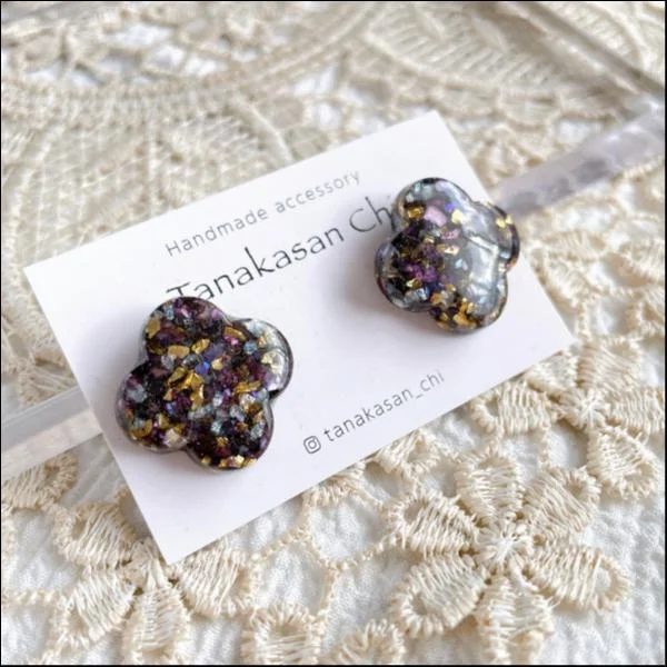 ハンドメイド♡レジンピアス
