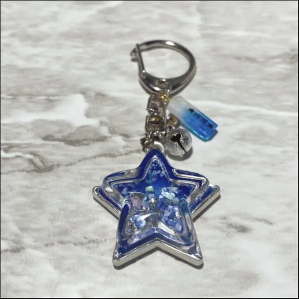 星のキーホルダー《シルバー》
