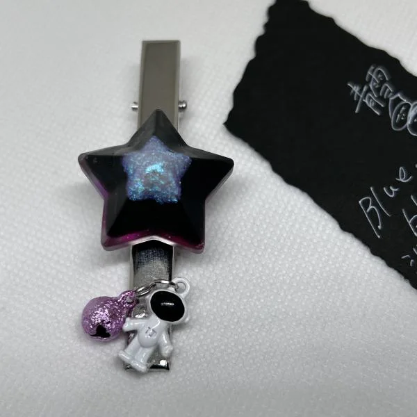 一番星のクリップ大〈桃〉