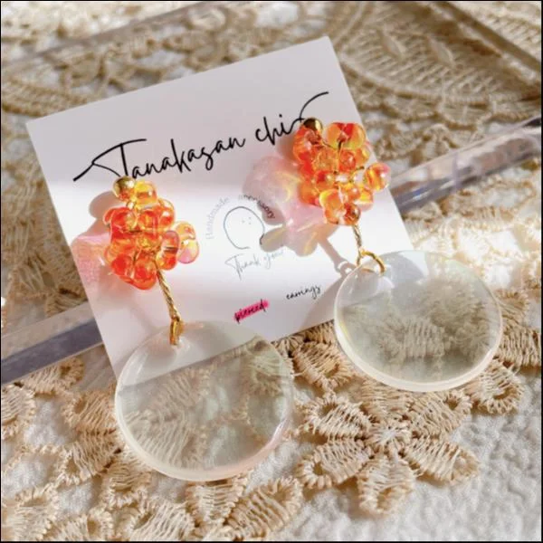 ハンドメイド♡レジンピアス